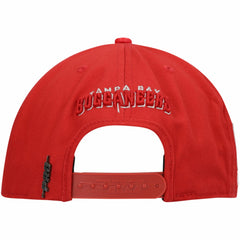 Tampa Bay Buccaneers Pro Standard LV Super Bowl Champions Script Wordmark Snapback Hat Red
