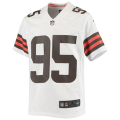 Nike Myles Garrett Cleveland Browns Youth Game Jersey White