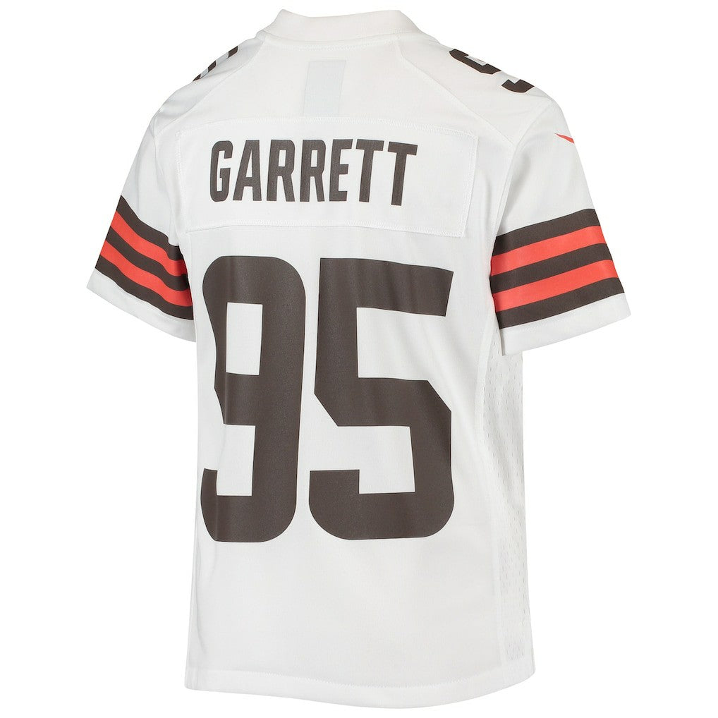 Nike Myles Garrett Cleveland Browns Youth Game Jersey White