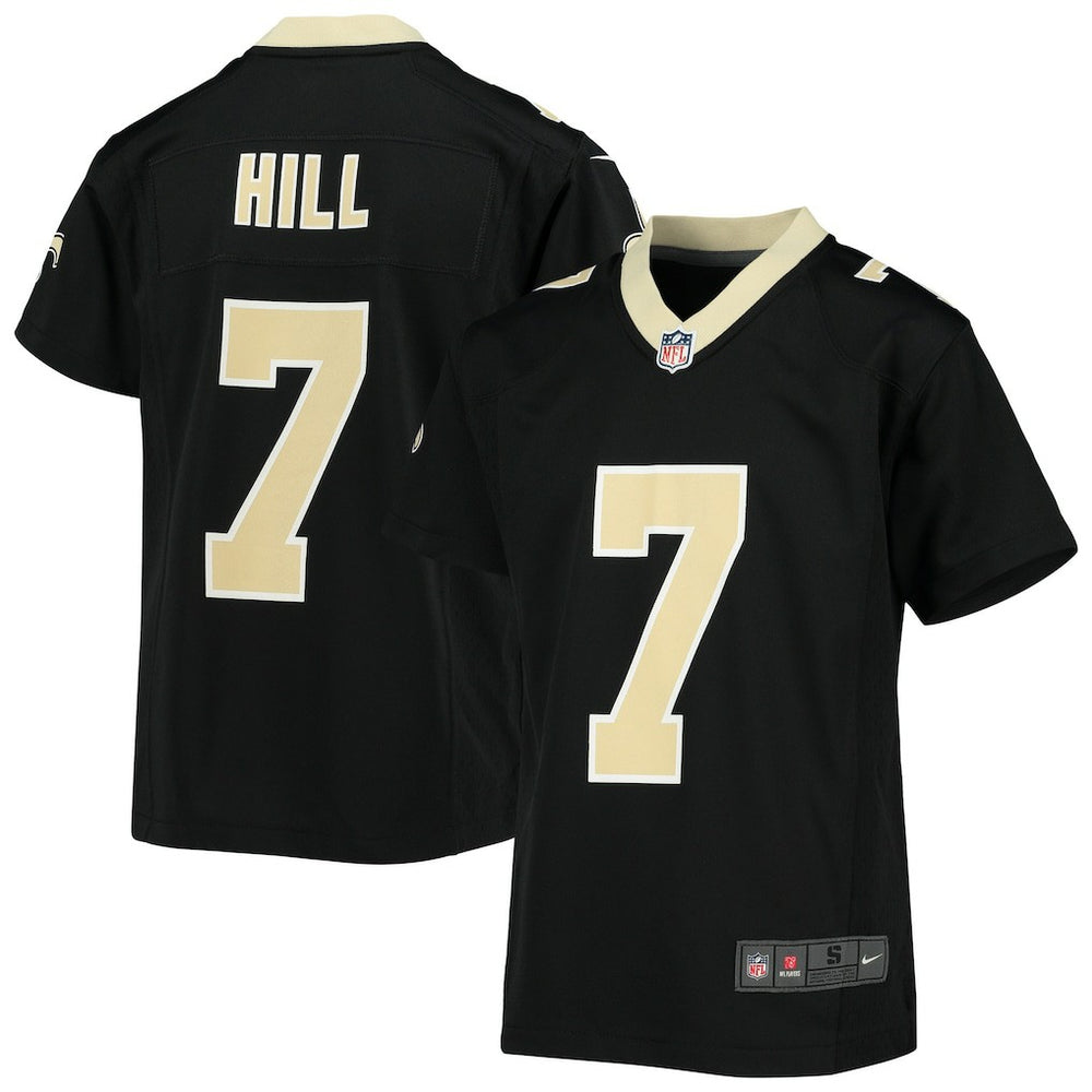 Nike Taysom Hill New Orleans Saints Youth Game Jersey Black
