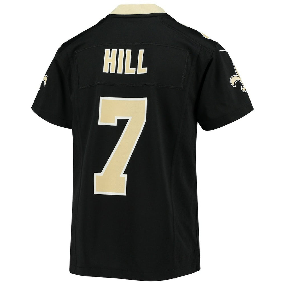 Nike Taysom Hill New Orleans Saints Youth Game Jersey Black