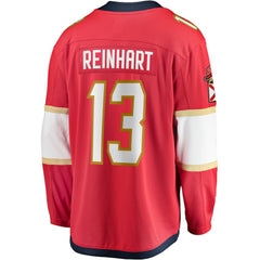 Sam Reinhart Florida Panthers Fanatics Breakaway Player Jersey - Red - NHL 4437551