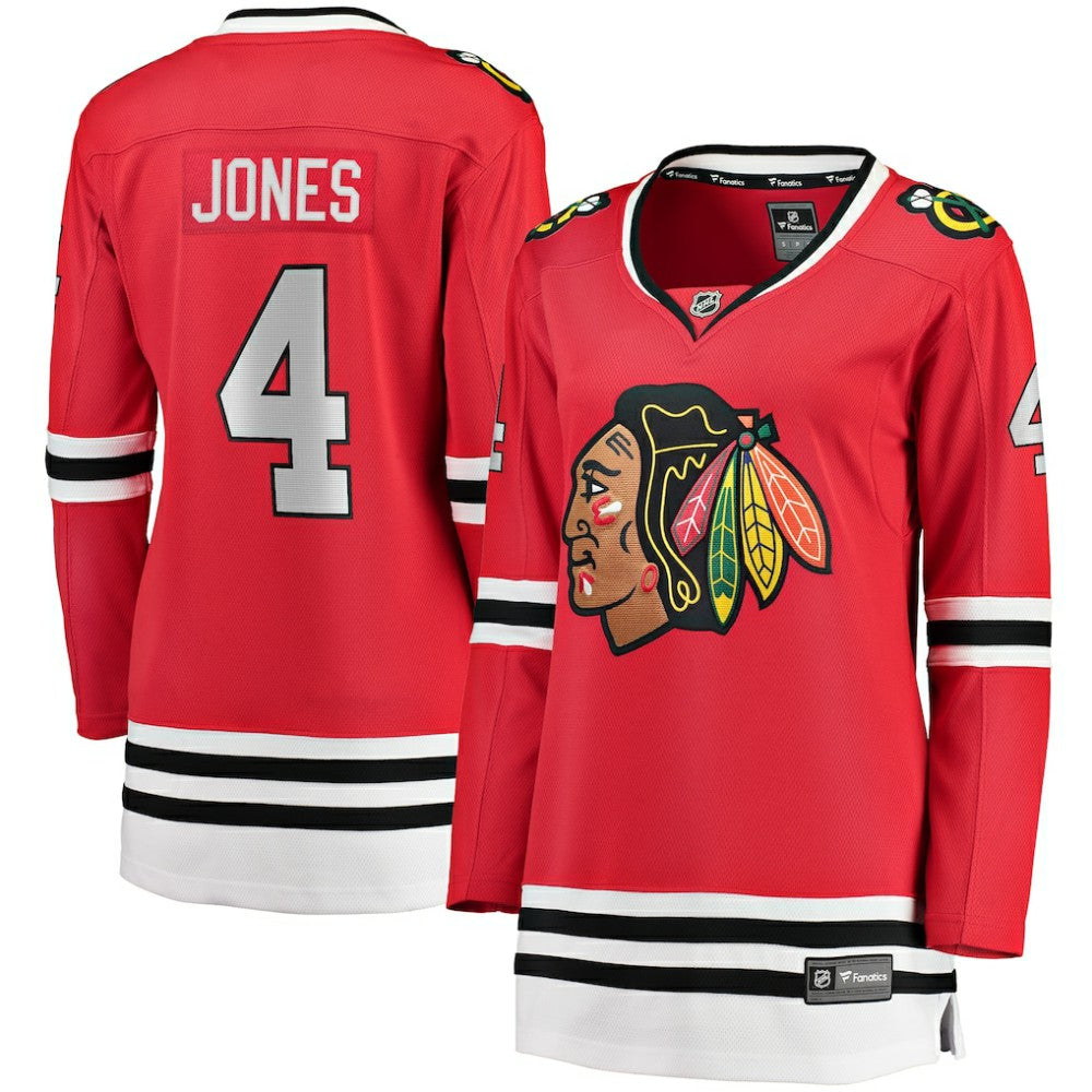 Seth Jones Chicago Blackhawks Fanatics Women's Home Breakaway Player Jersey - Red - NHL 4437553