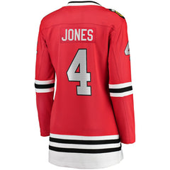 Seth Jones Chicago Blackhawks Fanatics Women's Home Breakaway Player Jersey - Red - NHL 4437553