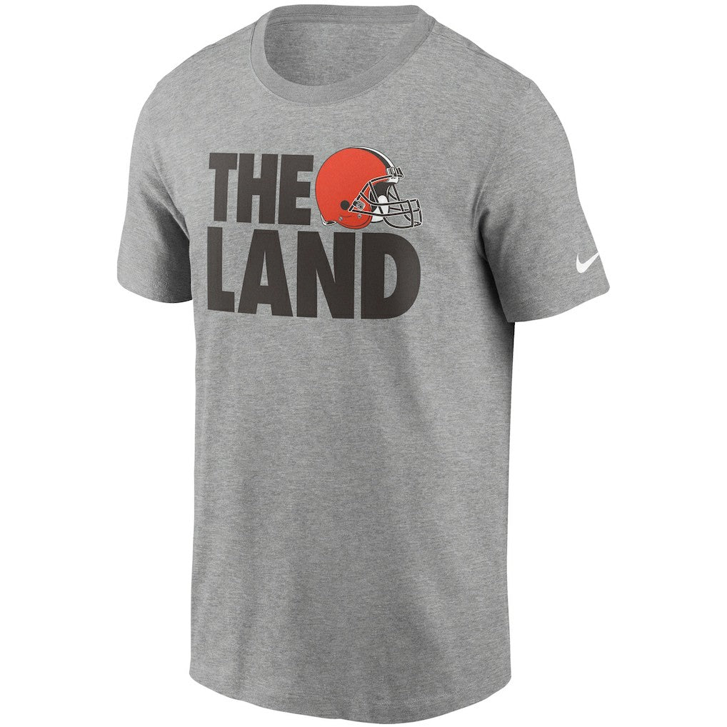 Nike Cleveland Browns Hometown Collection The Land T-Shirt Heathered Gray