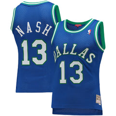 Steve Nash Dallas Mavericks Women's 1998/99 Hardwood Classics Swingman Jersey for sale Blue | Mitchell & Ness online