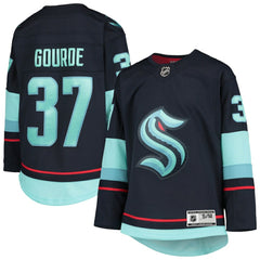 Yanni Gourde Seattle Kraken Youth Home Premier Player Jersey - Deep Sea Blue - NHL 4441157