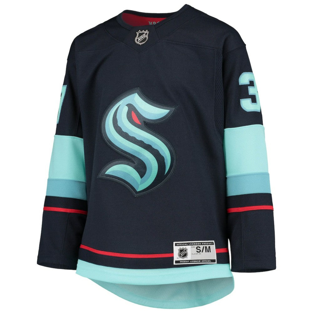 Yanni Gourde Seattle Kraken Youth Home Premier Player Jersey - Deep Sea Blue - NHL 4441157