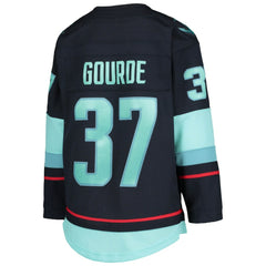 Yanni Gourde Seattle Kraken Youth Home Premier Player Jersey - Deep Sea Blue - NHL 4441157