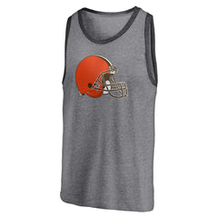 Fanatics Cleveland Browns Famous Tri-Blend Tank Top Heathered Gray/Heathered Charcoal