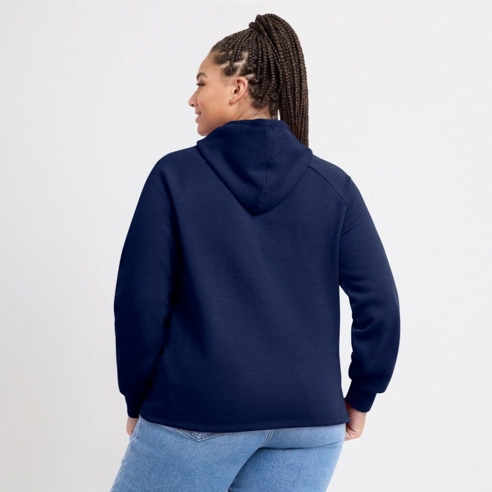 Minnesota Twins Fanatics Women's Perfect Play Raglan Pullover Hoodie - Navy - Fanatics Lifestyle