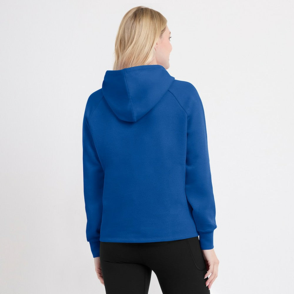 Chicago Cubs Fanatics Women's Perfect Play Raglan Pullover Hoodie - Royal - Fanatics Lifestyle