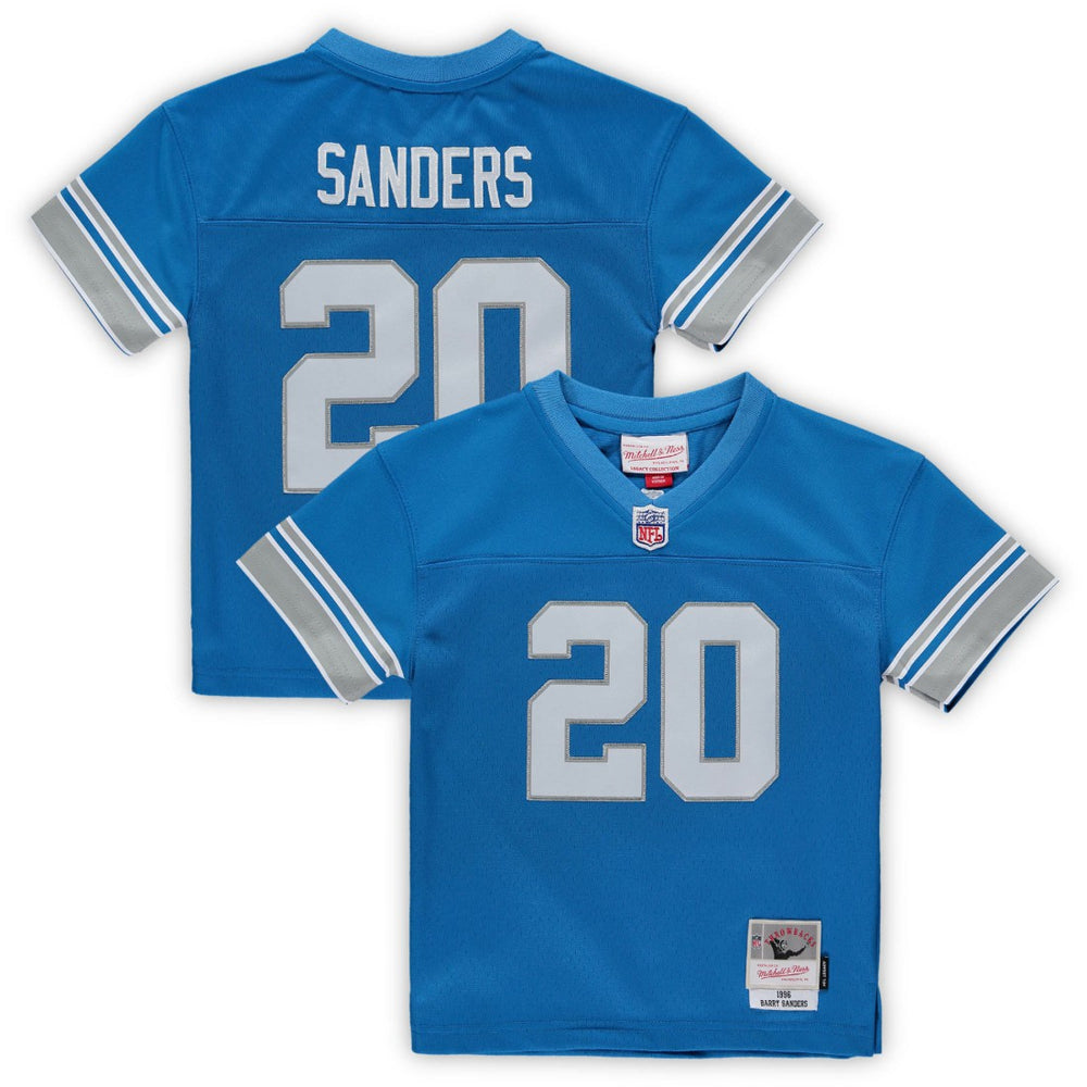 Mitchell & Ness Barry Sanders Detroit Lions Male Preschool 1996 Retired Legacy Jersey Blue