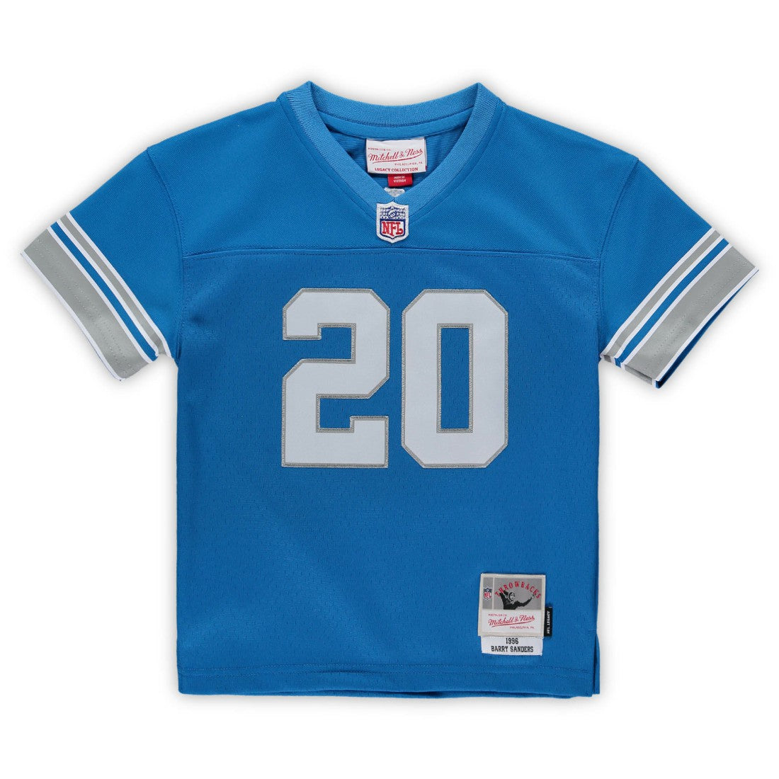 Mitchell & Ness Barry Sanders Detroit Lions Male Preschool 1996 Retired Legacy Jersey Blue