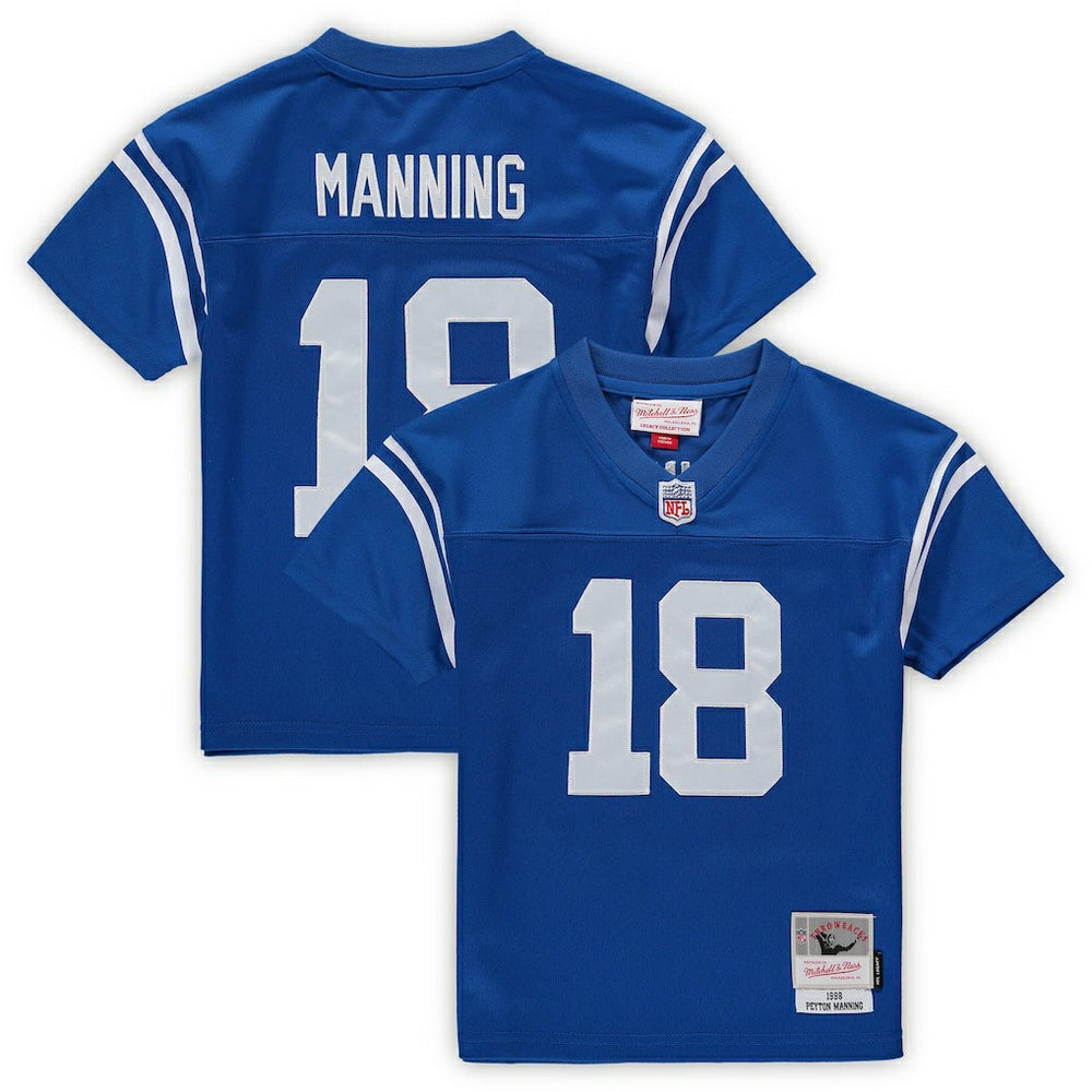 Mitchell & Ness Peyton Manning Indianapolis Colts Male Preschool Retired Legacy Jersey Royal