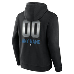 Colorado Avalanche Personalized Midnight Mascot Logo Pullover Hoodie - Black - NHL 4444384