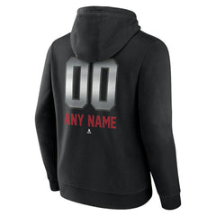 Montreal Canadiens Personalized Midnight Mascot Logo Pullover Hoodie - Black - NHL 4444392