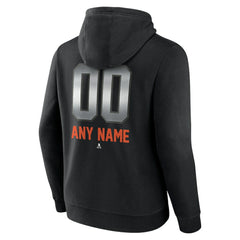 New York Islanders Personalized Midnight Mascot Logo Pullover Hoodie - Black - NHL 4444395