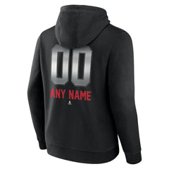 New York Rangers Personalized Midnight Mascot Logo Pullover Hoodie - Black - NHL 4444396