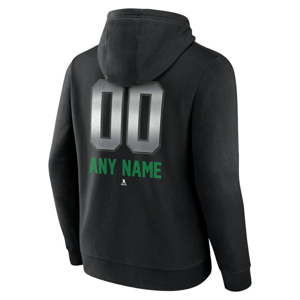 Vancouver Canucks Personalized Midnight Mascot Logo Pullover Hoodie - Black - NHL 4444403