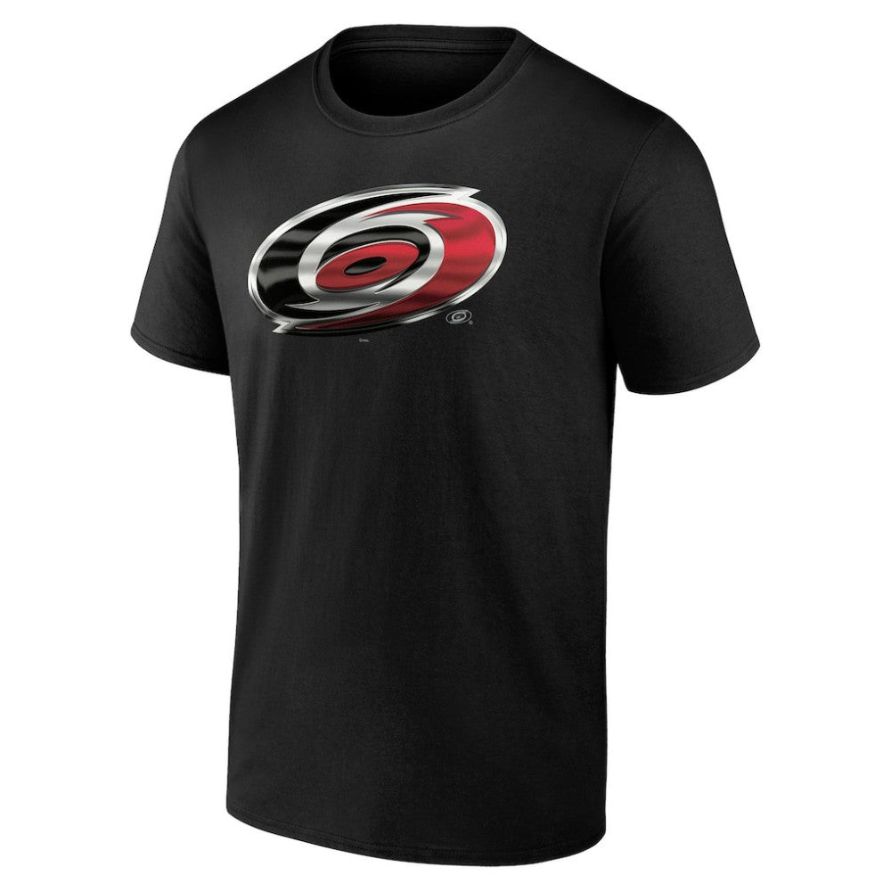 Carolina Hurricanes Personalized Midnight Mascot Logo T-Shirt - Black - NHL 4444411