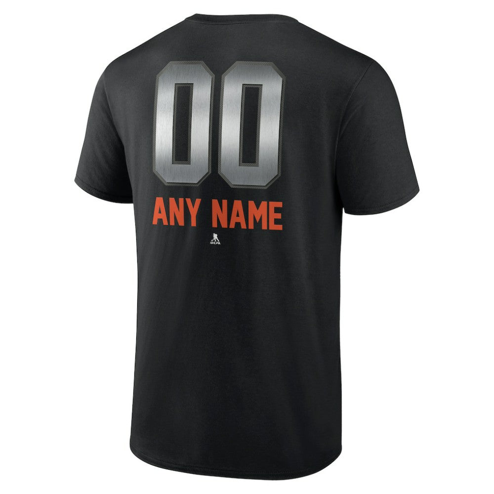 Edmonton Oilers Personalized Midnight Mascot Logo T-Shirt - Black - NHL 4444417
