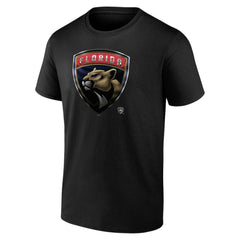 Florida Panthers Personalized Midnight Mascot Logo T-Shirt - Black - NHL 4444418