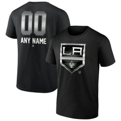 Los Angeles Kings Personalized Midnight Mascot Logo T-Shirt - Black - NHL 4444419