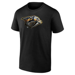 Nashville Predators Personalized Midnight Mascot Logo T-Shirt - Black - NHL 4444422