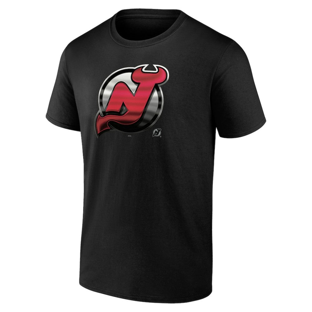 New Jersey Devils Personalized Midnight Mascot Logo T-Shirt - Black - NHL 4444423