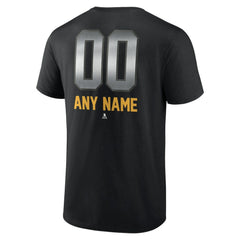 Pittsburgh Penguins Personalized Midnight Mascot Logo T-Shirt - Black - NHL 4444427