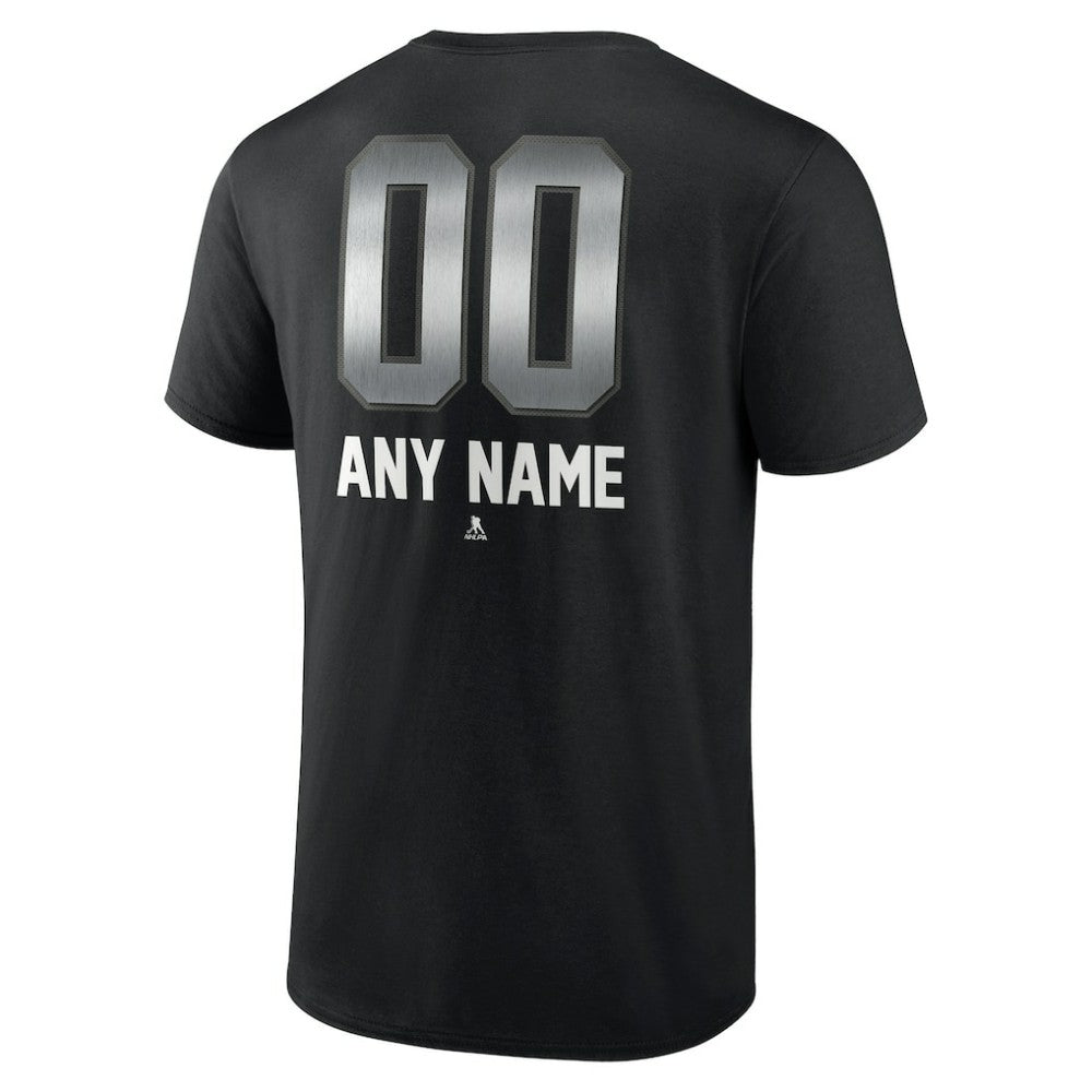 Tampa Bay Lightning Personalized Midnight Mascot Logo T-Shirt - Black - NHL 4444430