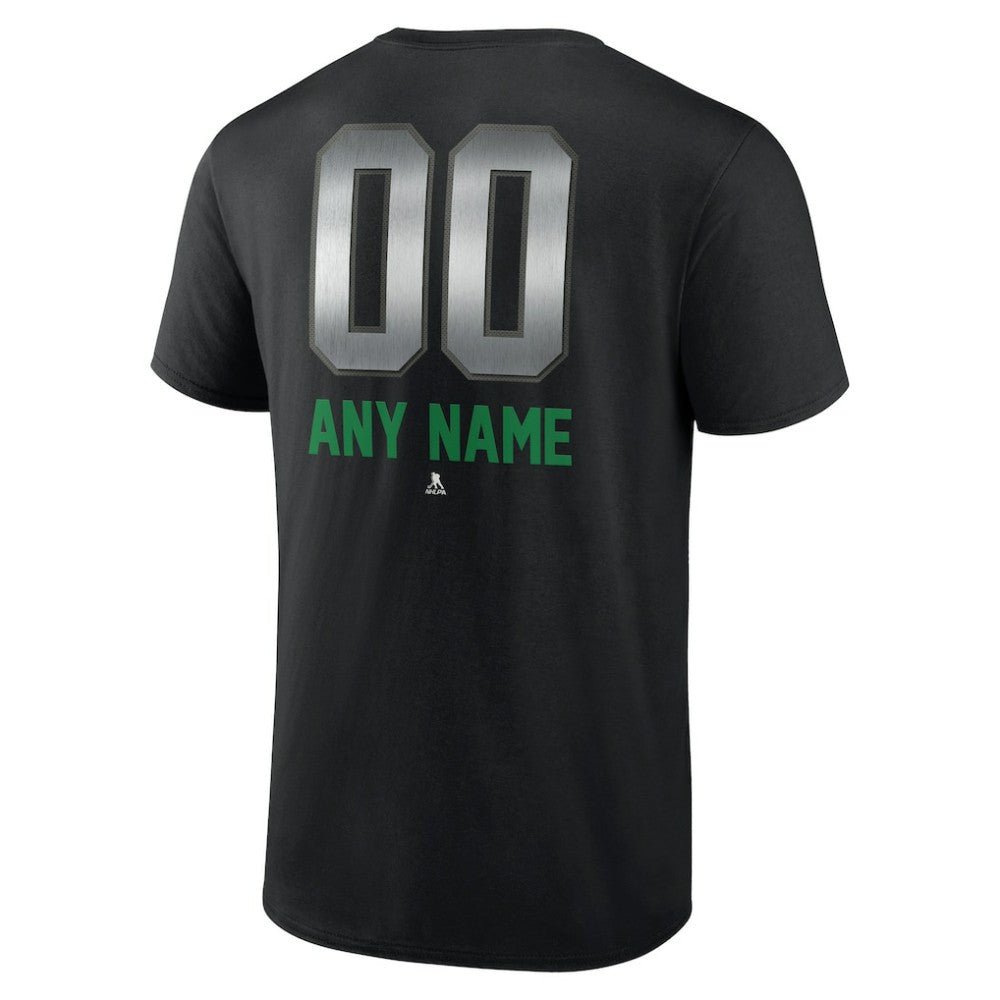 Vancouver Canucks Personalized Midnight Mascot Logo T-Shirt - Black - NHL 4444432