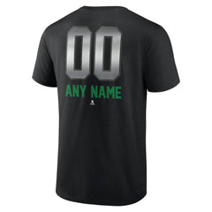 Vancouver Canucks Personalized Midnight Mascot Logo T-Shirt - Black - NHL 4444432