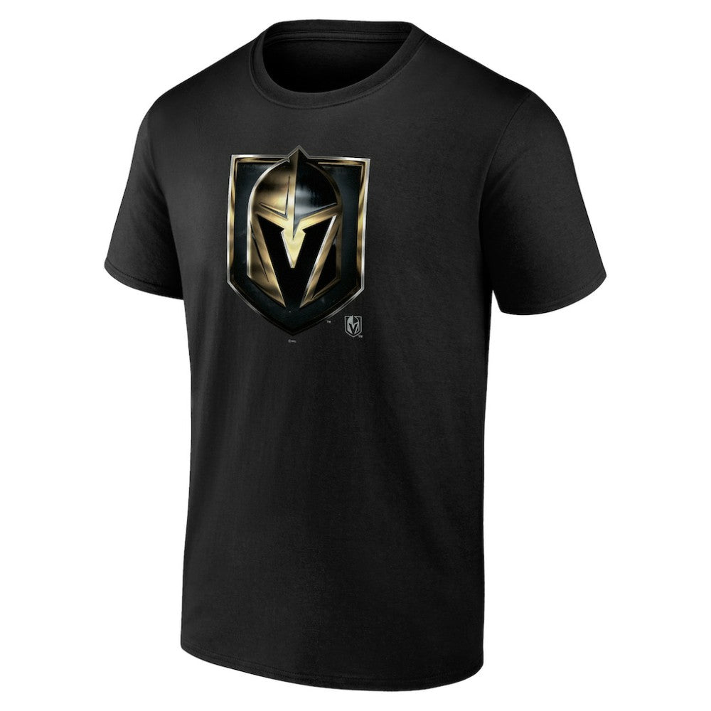 Vegas Golden Knights Personalized Midnight Mascot Logo T-Shirt - Black - NHL 4444433