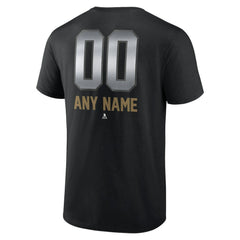 Vegas Golden Knights Personalized Midnight Mascot Logo T-Shirt - Black - NHL 4444433