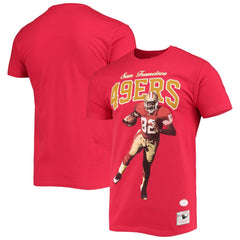 Mitchell & Ness John Taylor San Francisco 49ers Player Graphics T-Shirt Scarlet