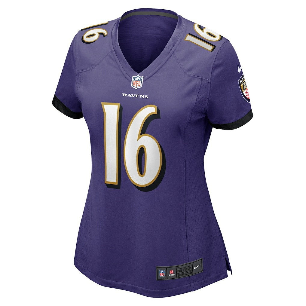 Nike Tylan Wallace Baltimore Ravens Women's Game Jersey Purple