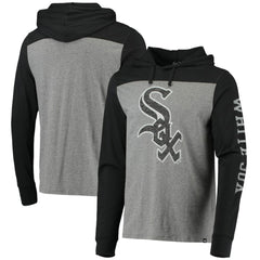 Chicago White Sox '47 Franklin Wooster Pullover Hoodie - Heathered Gray/Black - 47 brand Sale