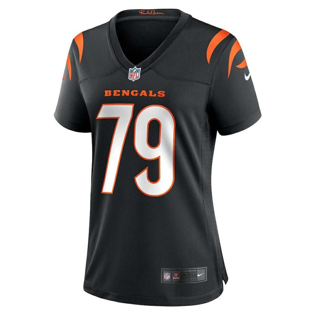 Nike Jackson Carman Cincinnati Bengals Women's Game Jersey Black