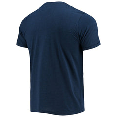 Atlanta Braves Homage Hand-Drawn Logo Tri-Blend T-Shirt - Navy - MLB on Sale