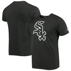 Chicago White Sox Homage Hand-Drawn Logo Tri-Blend T-Shirt - Heather Black - MLB Discount