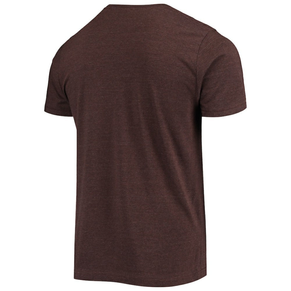 San Diego Padres Homage Hand-Drawn Logo Tri-Blend T-Shirt - Brown - MLB Discount