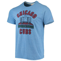 Chicago Cubs Homage Hyper Local Tri-Blend T-Shirt - Heathered Royal - MLB on Sale