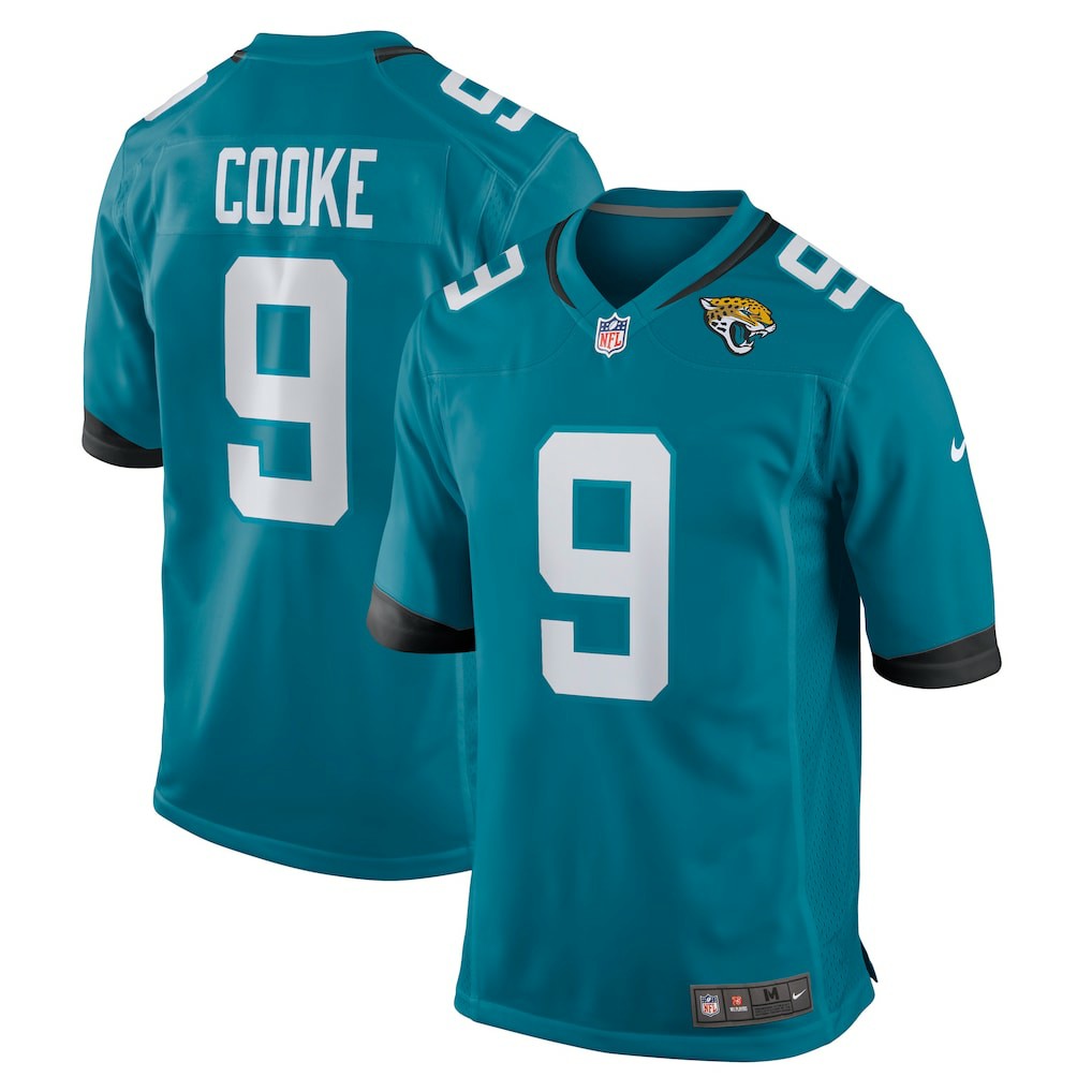 Nike Logan Cooke Jacksonville Jaguars Game Jersey Teal