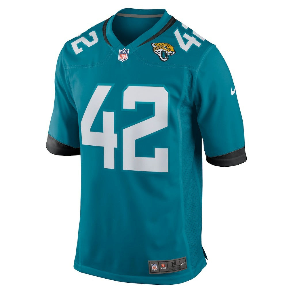 Nike Andrew Wingard Jacksonville Jaguars Game Jersey Teal
