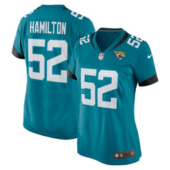 Nike DaVon Hamilton Jacksonville Jaguars Women's Game Jersey Teal