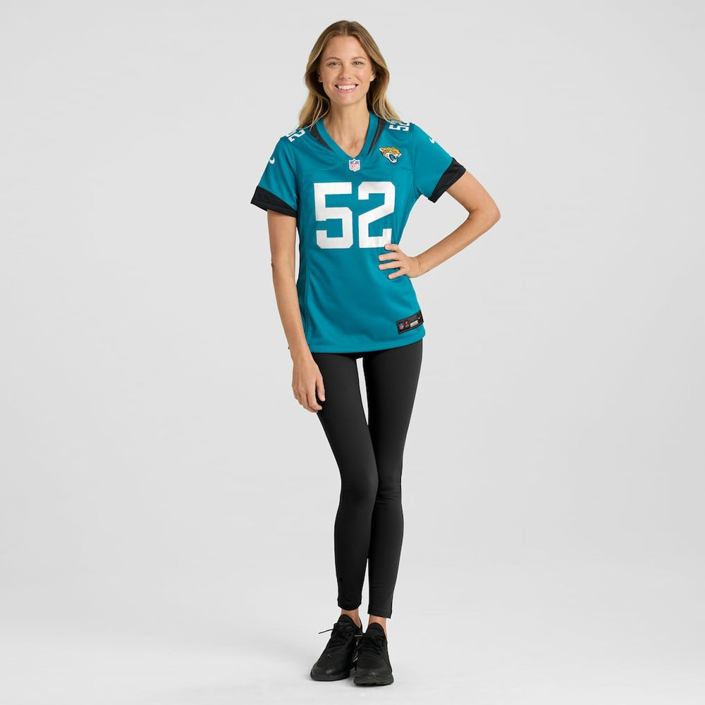 Nike DaVon Hamilton Jacksonville Jaguars Women's Game Jersey Teal