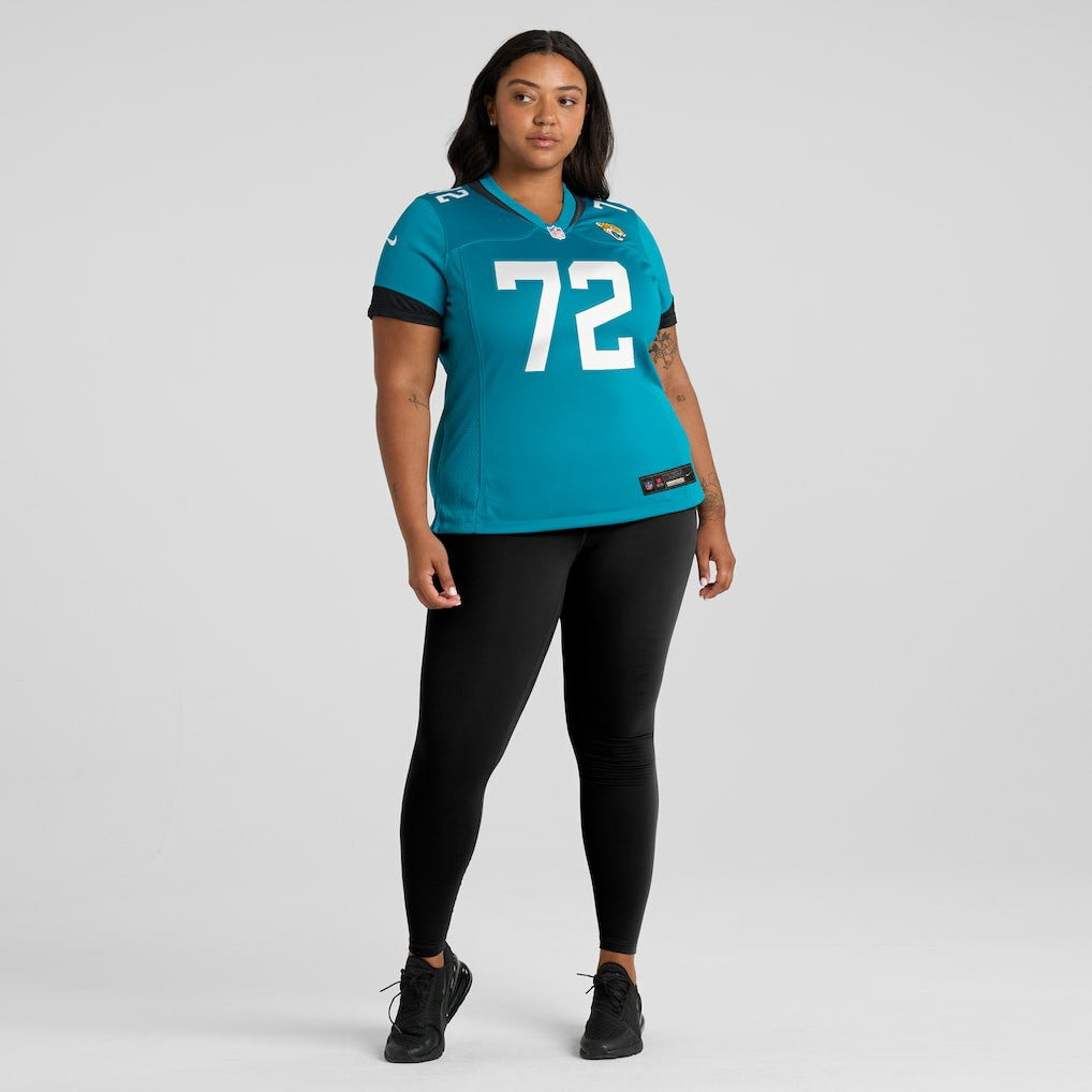 Nike Walker Little Jacksonville Jaguars Women's Game Jersey Teal