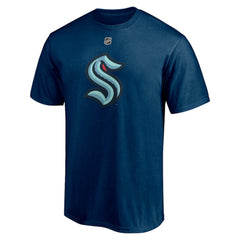 Philipp Grubauer Seattle Kraken Fanatics Authentic Stack Name & Number T-Shirt - Deep Sea Blue - NHL 4454664